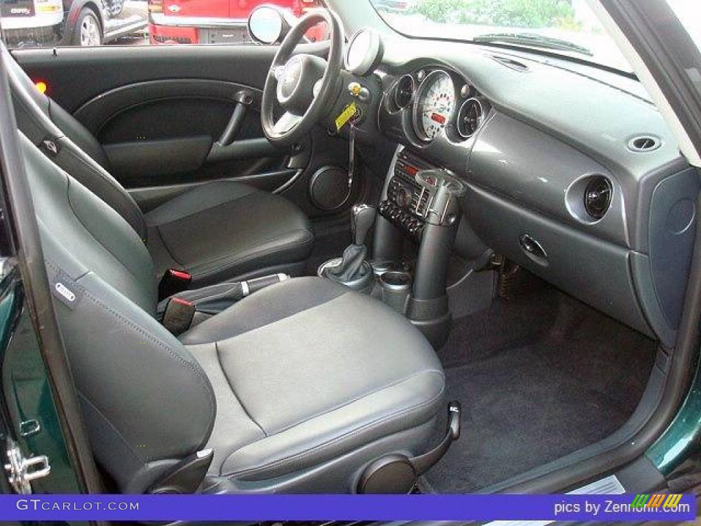 2006 Cooper Hardtop - British Racing Green Metallic / Black/Panther Black photo #17