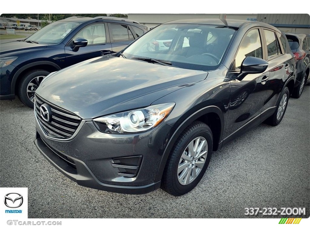 2016 CX-5 Sport - Meteor Gray Mica / Black photo #1