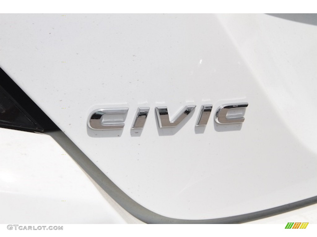 2016 Civic LX Coupe - Taffeta White / Black/Ivory photo #3