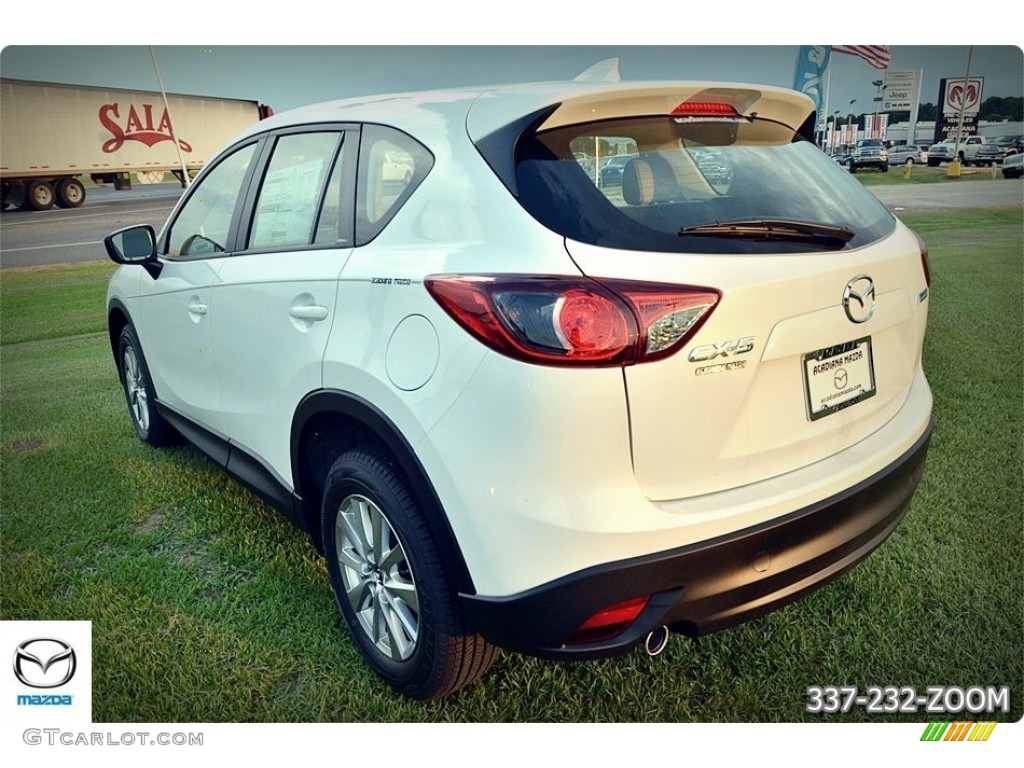 2016 CX-5 Sport - Crystal White Pearl Mica / Sand photo #3