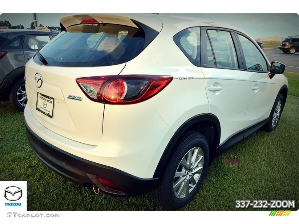 2016 CX-5 Sport - Crystal White Pearl Mica / Sand photo #4