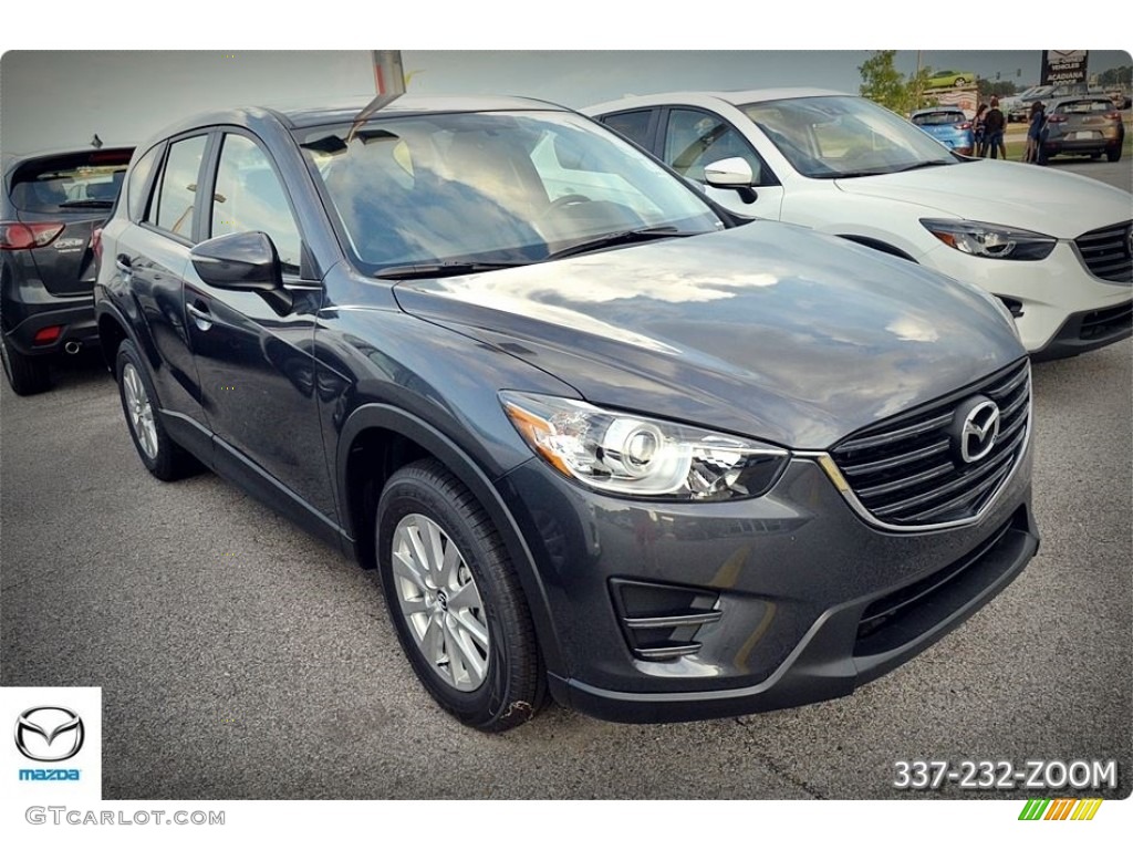 2016 CX-5 Sport - Meteor Gray Mica / Black photo #6