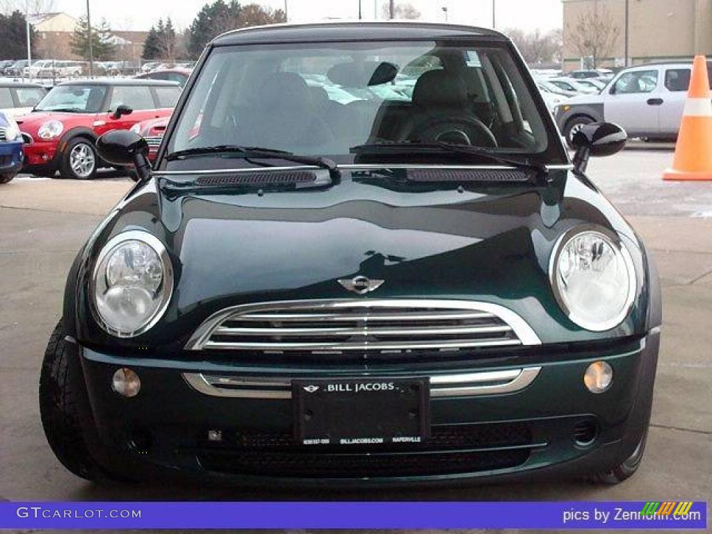 2006 Cooper Hardtop - British Racing Green Metallic / Black/Panther Black photo #22