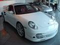 Carrara White 2008 Porsche 911 Turbo Coupe
