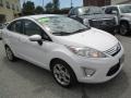 2011 Oxford White Ford Fiesta SEL Sedan  photo #7