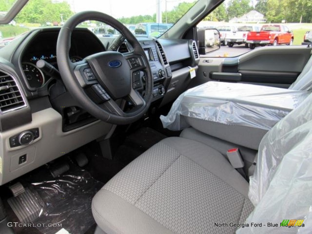 2016 F150 XLT SuperCab 4x4 - Blue Flame / Medium Earth Gray photo #28