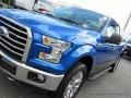 2016 Blue Flame Ford F150 XLT SuperCab 4x4  photo #31