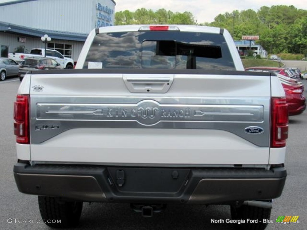 2016 F150 King Ranch SuperCrew 4x4 - White Platinum / King Ranch Java photo #4