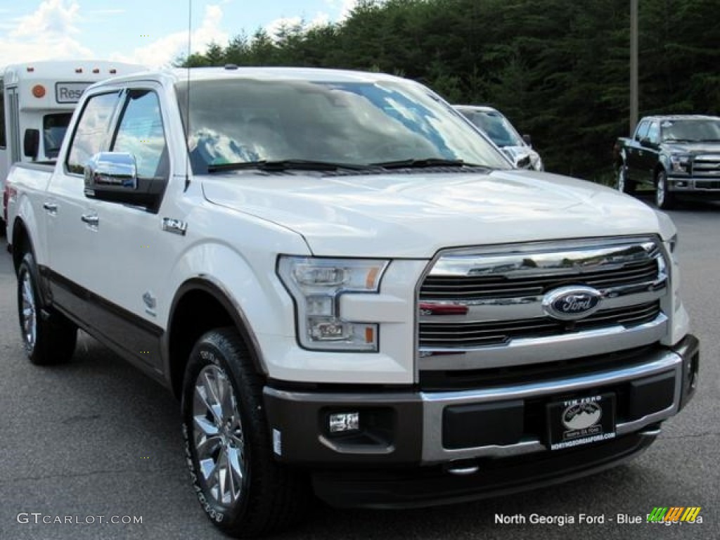 2016 F150 King Ranch SuperCrew 4x4 - White Platinum / King Ranch Java photo #7