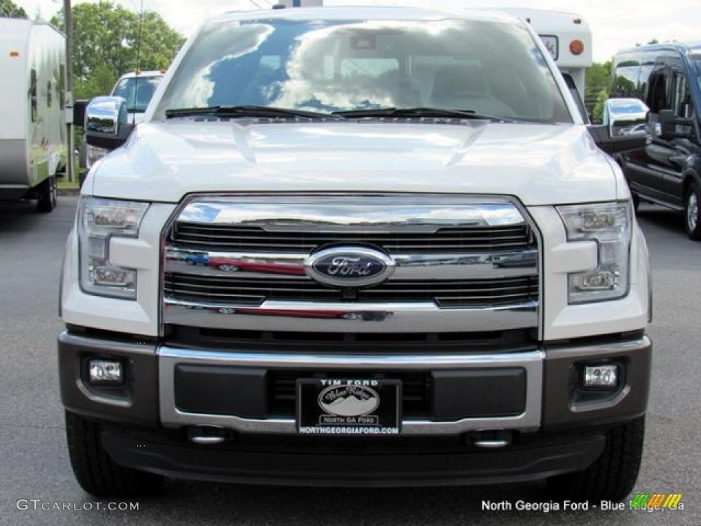 2016 F150 King Ranch SuperCrew 4x4 - White Platinum / King Ranch Java photo #8