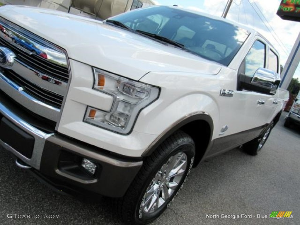 2016 F150 King Ranch SuperCrew 4x4 - White Platinum / King Ranch Java photo #36