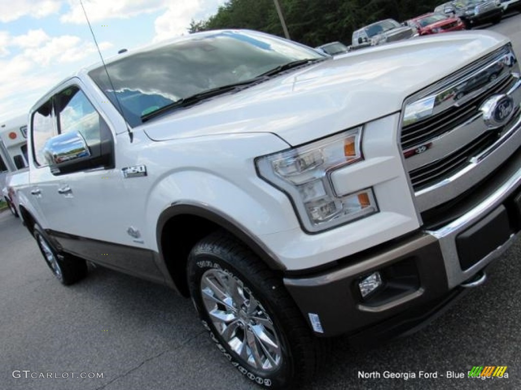 2016 F150 King Ranch SuperCrew 4x4 - White Platinum / King Ranch Java photo #37