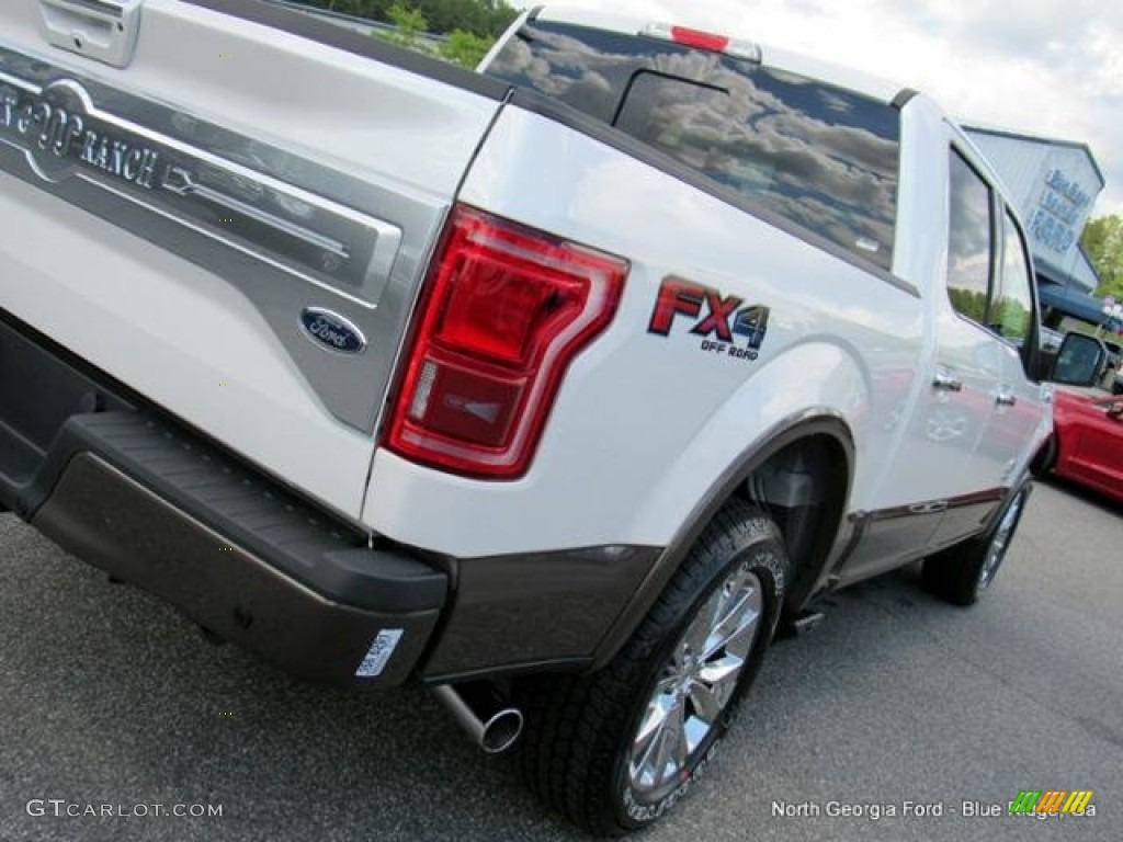 2016 F150 King Ranch SuperCrew 4x4 - White Platinum / King Ranch Java photo #38