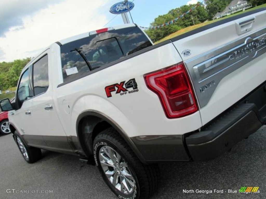 2016 F150 King Ranch SuperCrew 4x4 - White Platinum / King Ranch Java photo #39