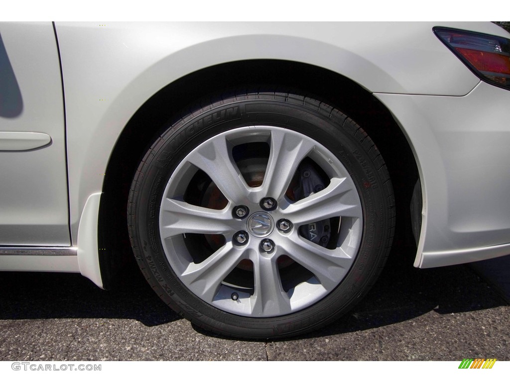 2009 RL 3.7 AWD Sedan - Alberta White Pearl / Parchment photo #7