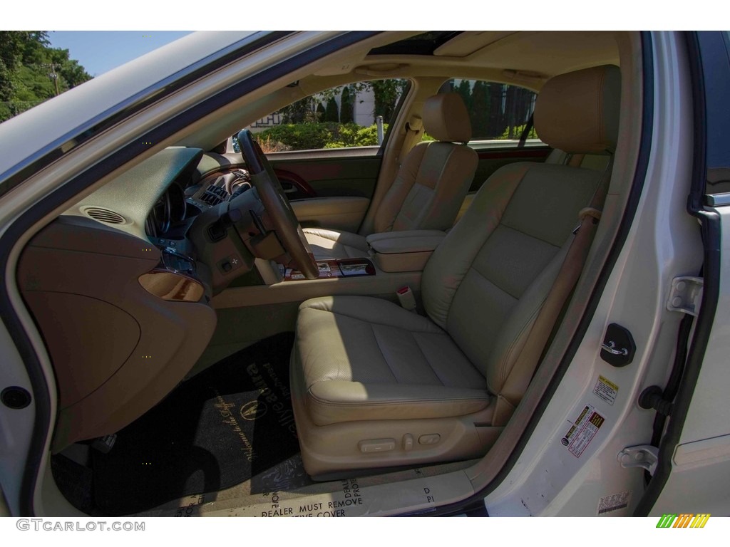 2009 RL 3.7 AWD Sedan - Alberta White Pearl / Parchment photo #9