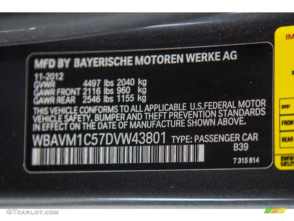 2013 X1 sDrive 28i - Mineral Grey Metallic / Black photo #21