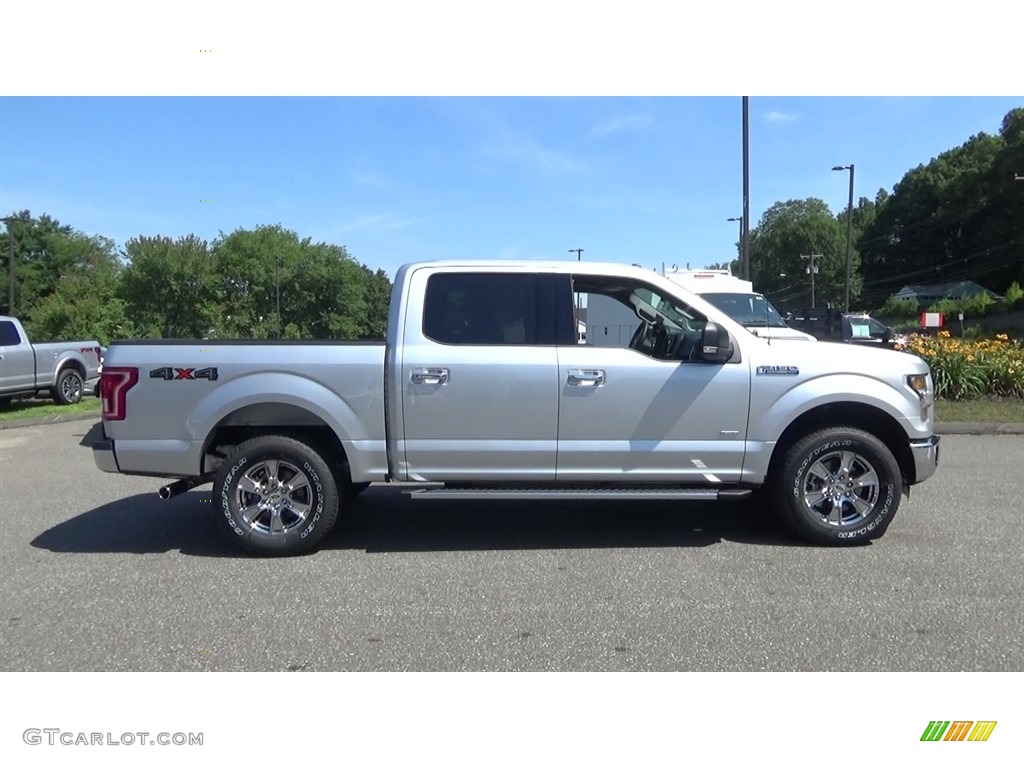 2016 F150 XLT SuperCrew 4x4 - Ingot Silver / Medium Earth Gray photo #8