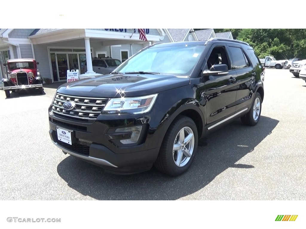 2016 Explorer XLT 4WD - Shadow Black / Ebony Black photo #3