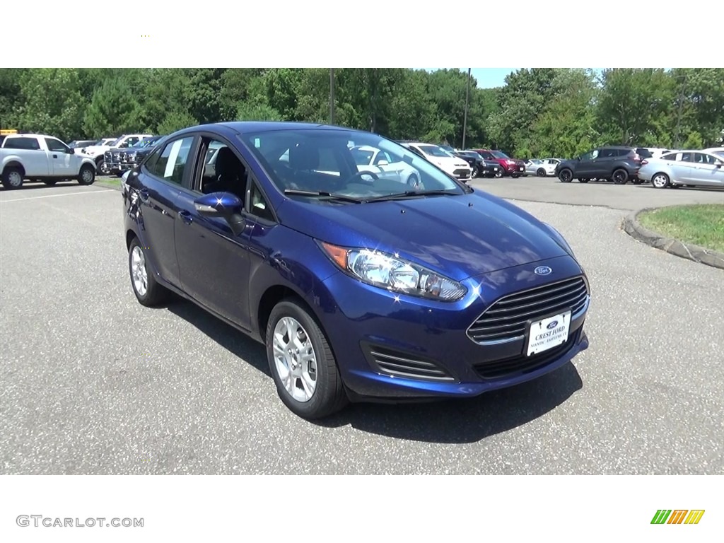 2016 Kona Blue Metallic Ford Fiesta Se Sedan 114456438 Photo 18