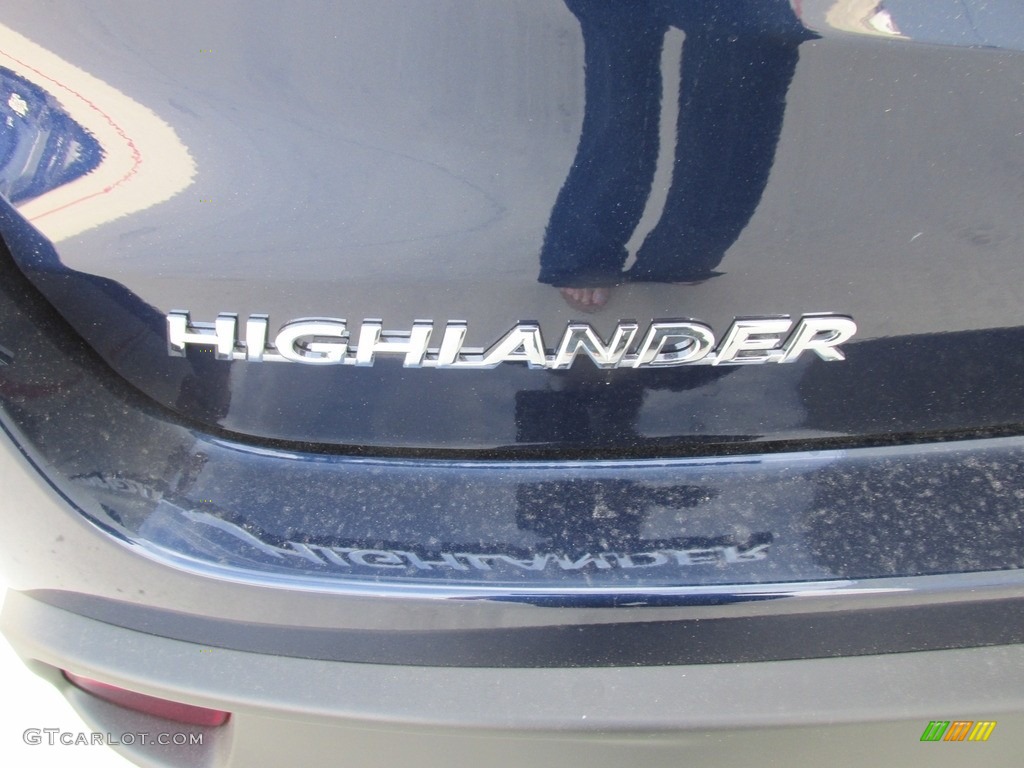 2016 Highlander XLE - Nautical Blue Metallic / Ash photo #13