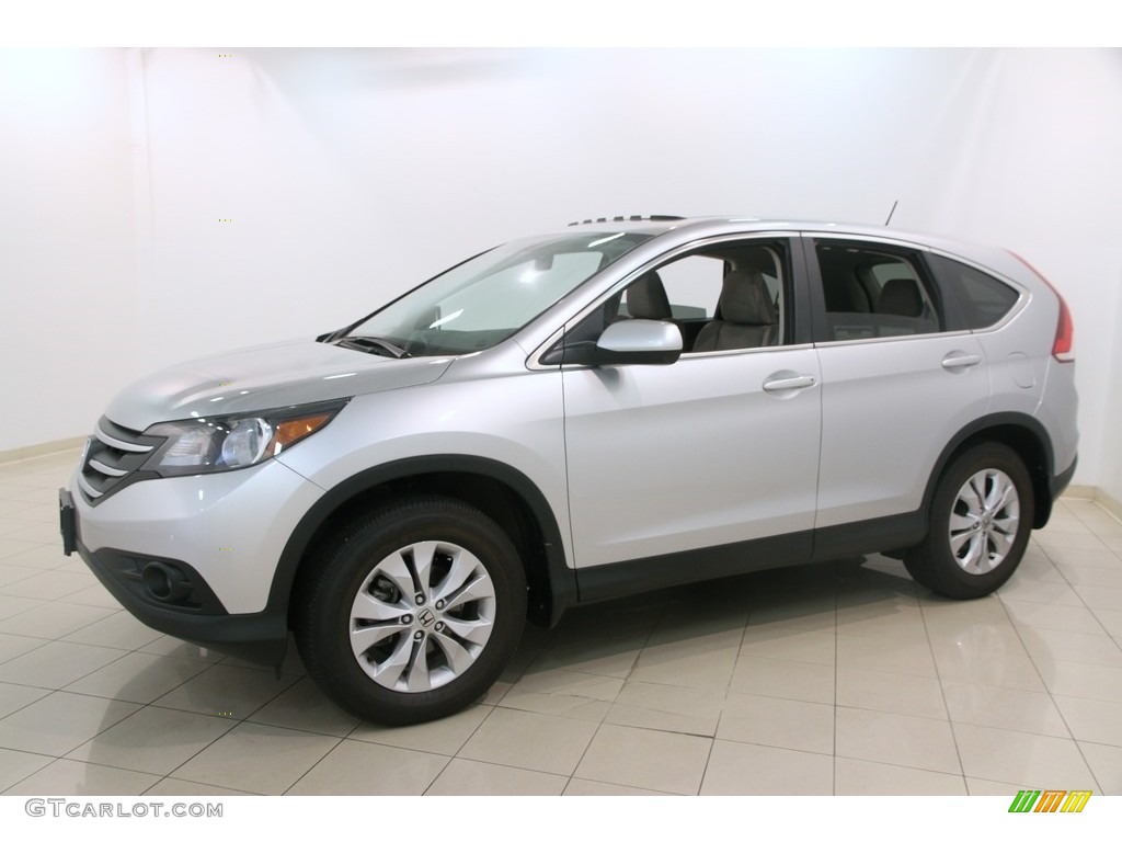 Alabaster Silver Metallic 2014 Honda CR-V EX AWD Exterior Photo #114466306