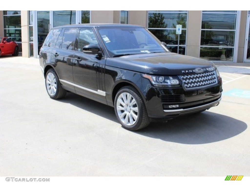 2016 Range Rover Supercharged - Santorini Black Metallic / Ebony/Ebony photo #1