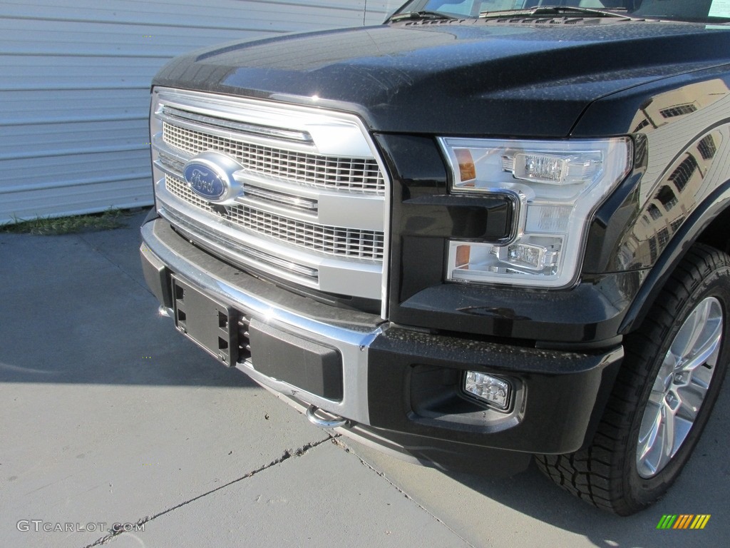 2016 F150 Platinum SuperCrew 4x4 - Shadow Black / Black photo #10