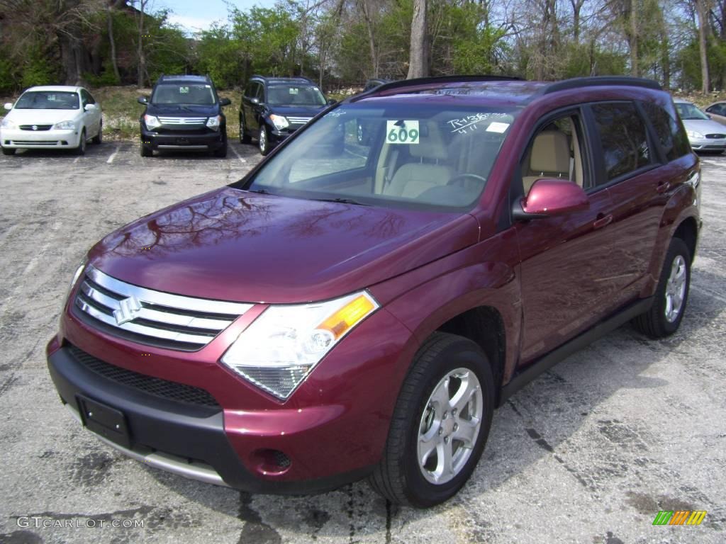 2008 XL7 Luxury - Cranberry Red Metallic / Beige photo #1