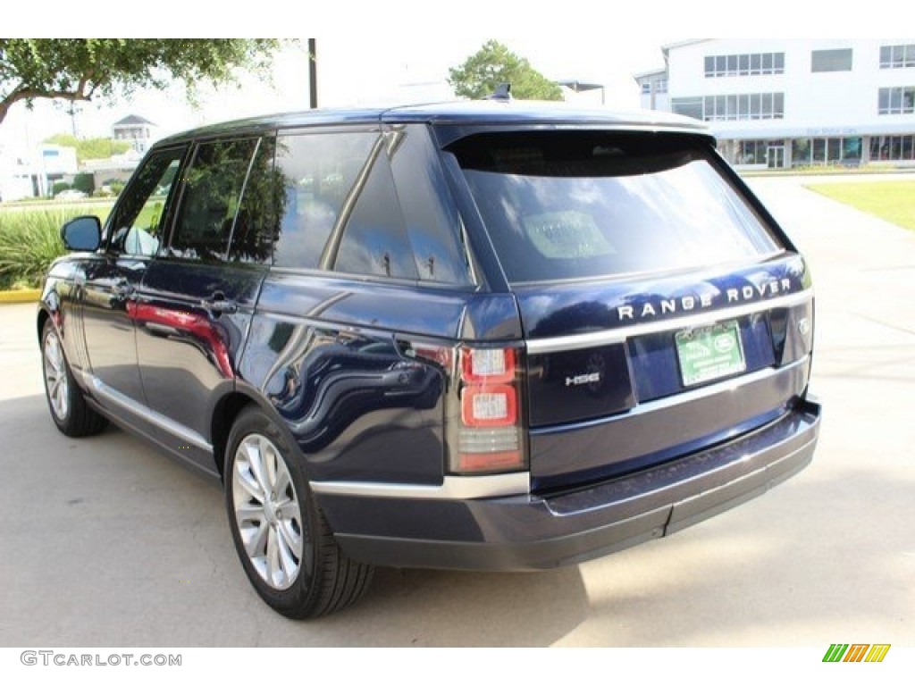 2016 Range Rover HSE - Loire Blue Metallic / Ebony/Ebony photo #8