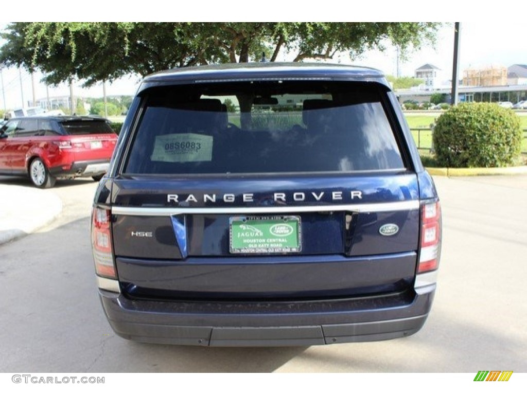 2016 Range Rover HSE - Loire Blue Metallic / Ebony/Ebony photo #9