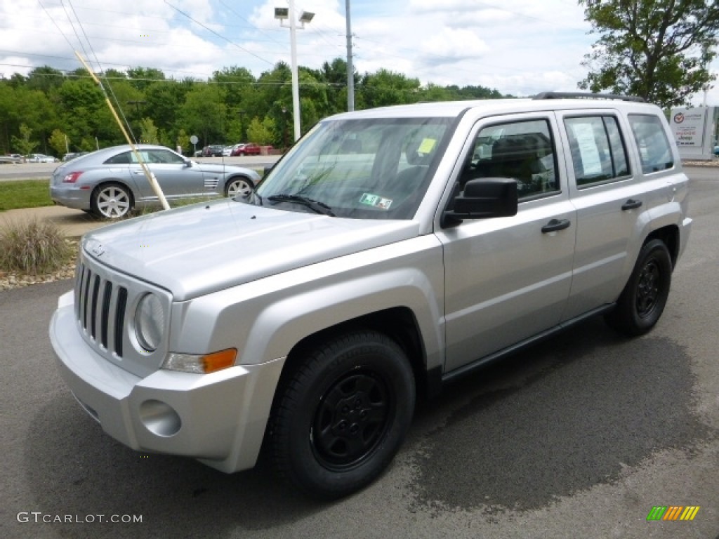 2007 Patriot Sport 4x4 - Bright Silver Metallic / Pastel Slate Gray photo #9