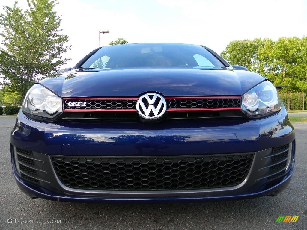 2010 GTI 2 Door - Shadow Blue Metallic / Titan Black Leather photo #4