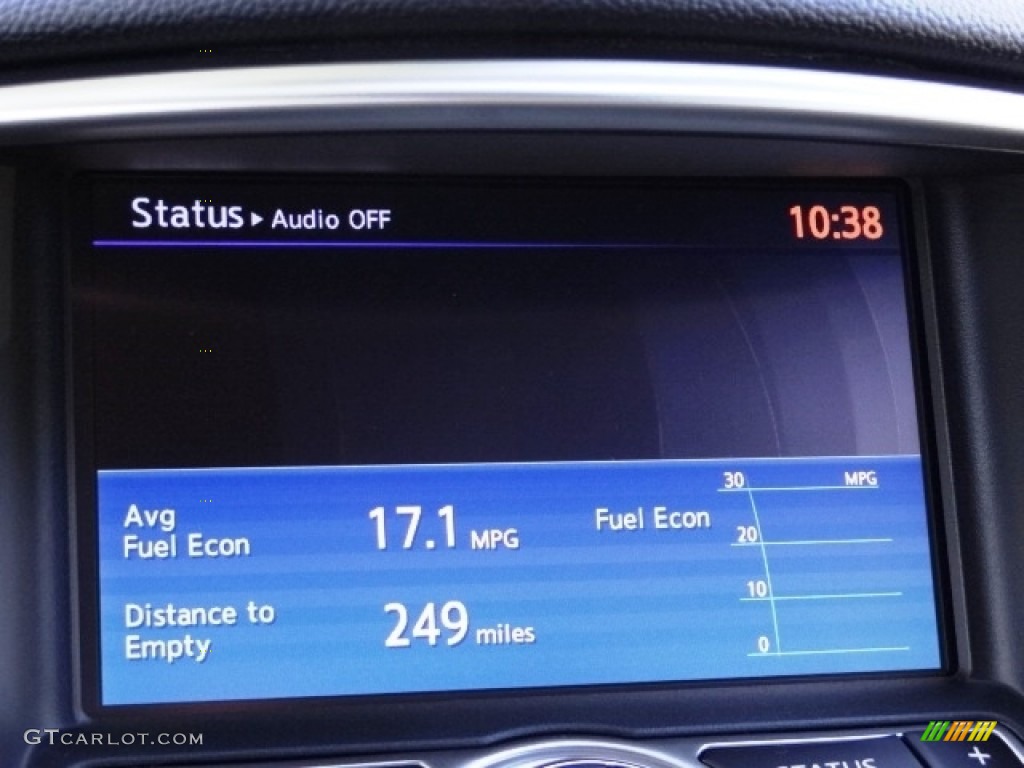 2015 QX50 AWD - Graphite Shadow / Graphite photo #25