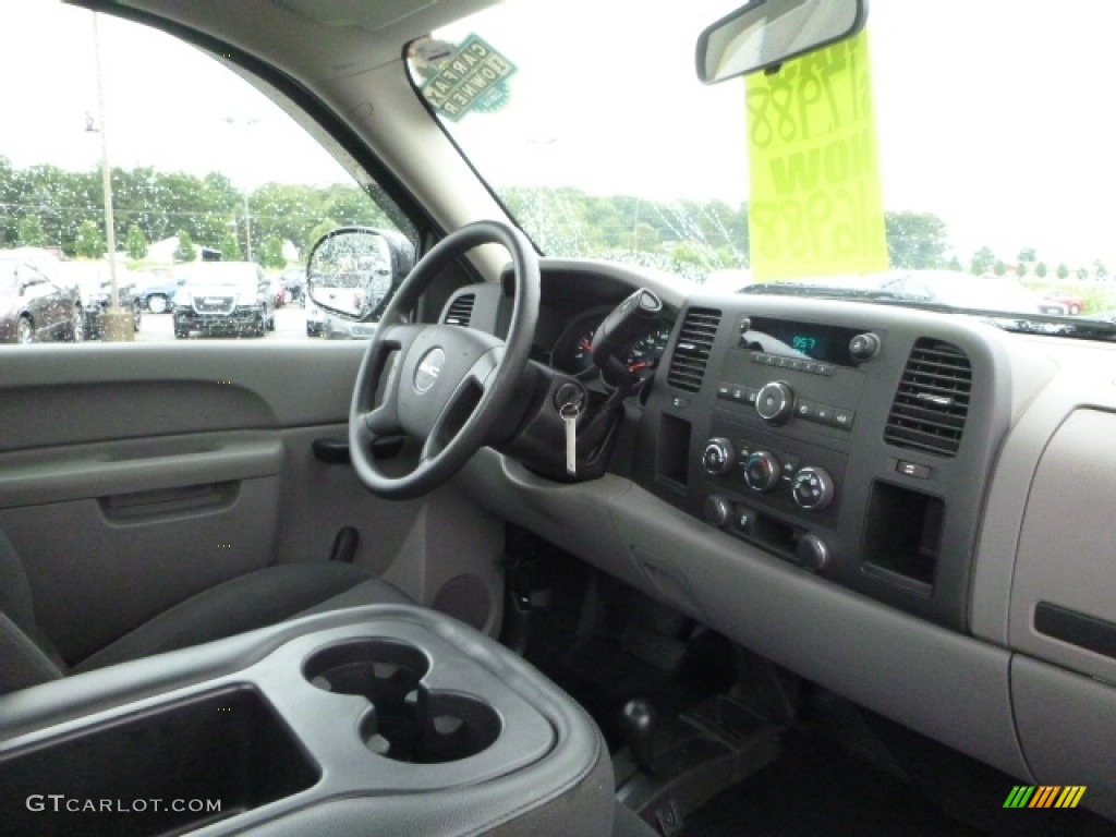 2012 Sierra 1500 Regular Cab 4x4 - Quicksilver Metallic / Dark Titanium photo #12