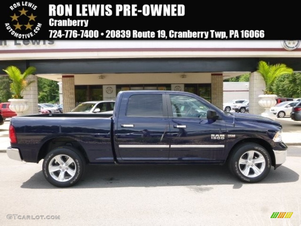 True Blue Pearl Coat Ram 1500