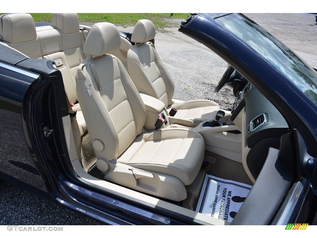 2008 Eos 2.0T - Eismeer Blue Metallic / Cornsilk Beige photo #23