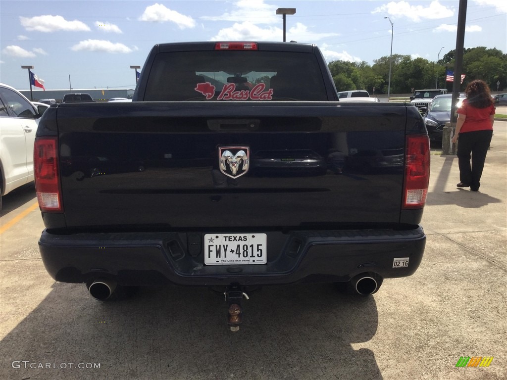 2012 Ram 1500 Express Crew Cab - True Blue Pearl / Dark Slate Gray/Medium Graystone photo #3