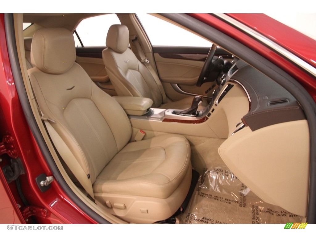 2008 CTS 4 AWD Sedan - Crystal Red / Cashmere/Cocoa photo #11