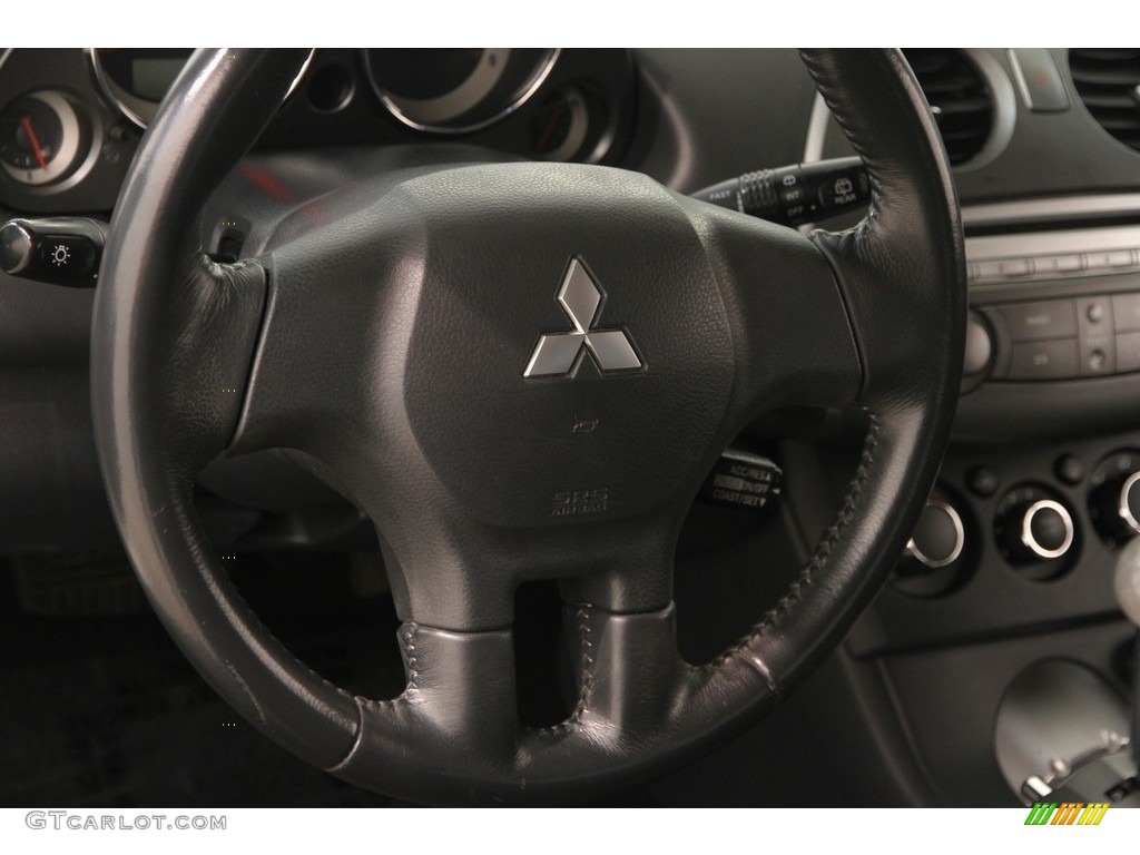2011 Eclipse GS Coupe - Northstar White / Dark Charcoal photo #6