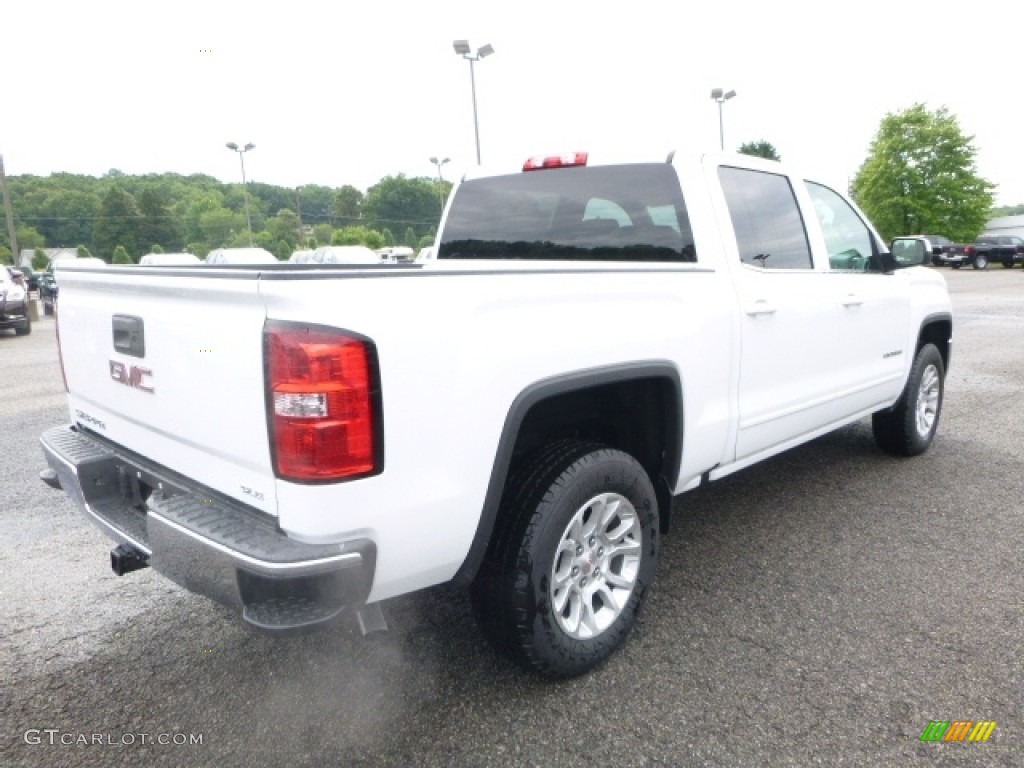 2016 Sierra 1500 SLE Crew Cab 4WD - White Frost Tricoat / Jet Black photo #5