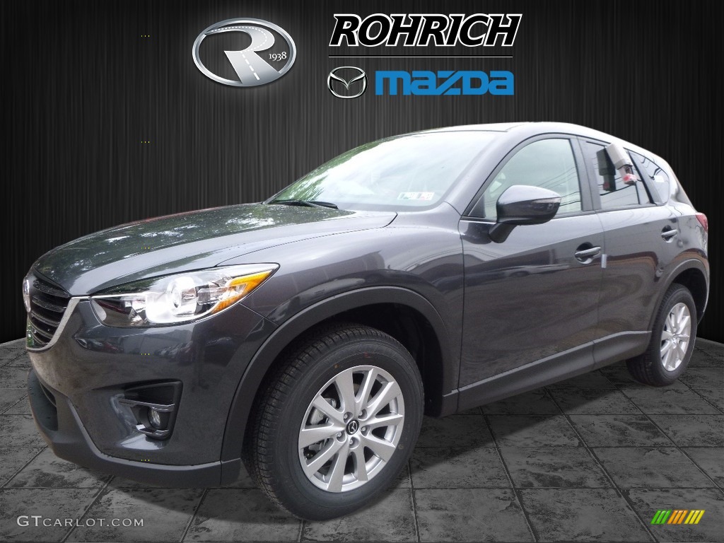 2016 CX-5 Touring AWD - Meteor Gray Mica / Black photo #4