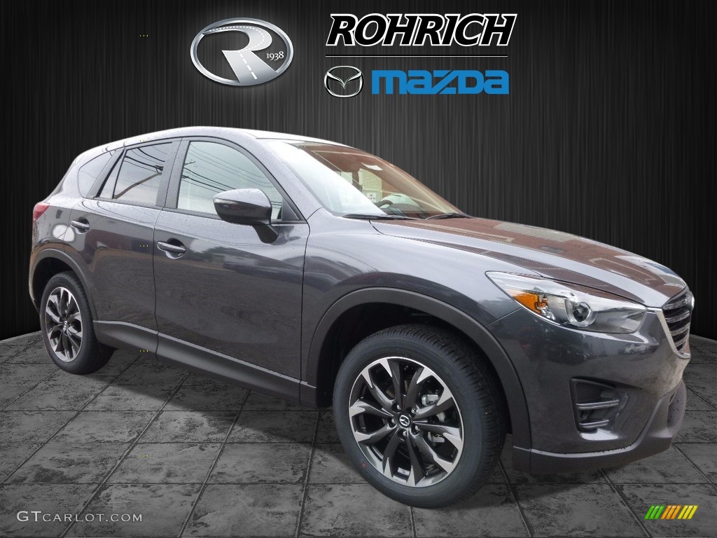 2016 CX-5 Grand Touring - Meteor Gray Mica / Black photo #1