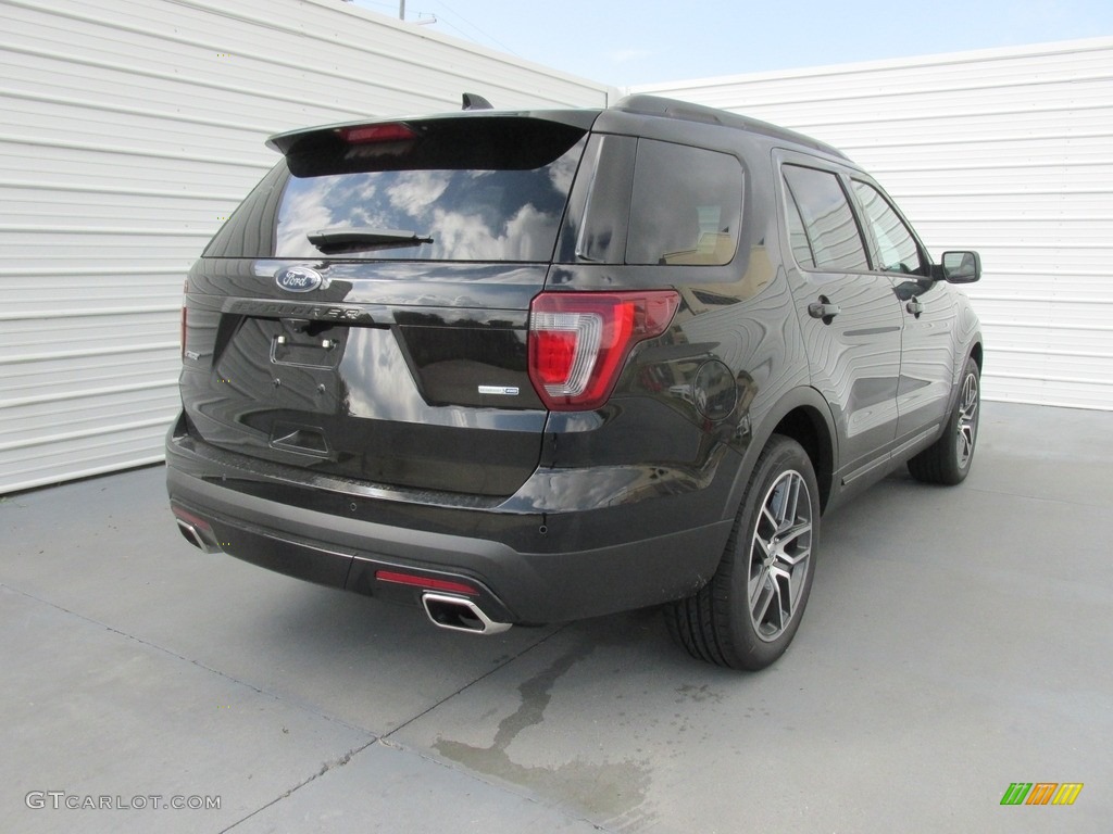 2017 Explorer Sport 4WD - Shadow Black / Ebony Black photo #4