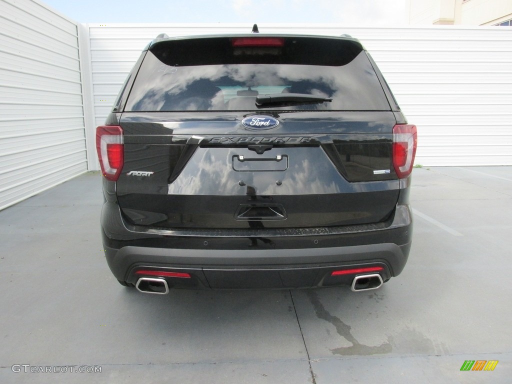 2017 Explorer Sport 4WD - Shadow Black / Ebony Black photo #5