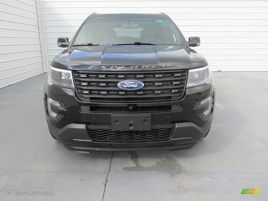 2017 Explorer Sport 4WD - Shadow Black / Ebony Black photo #8