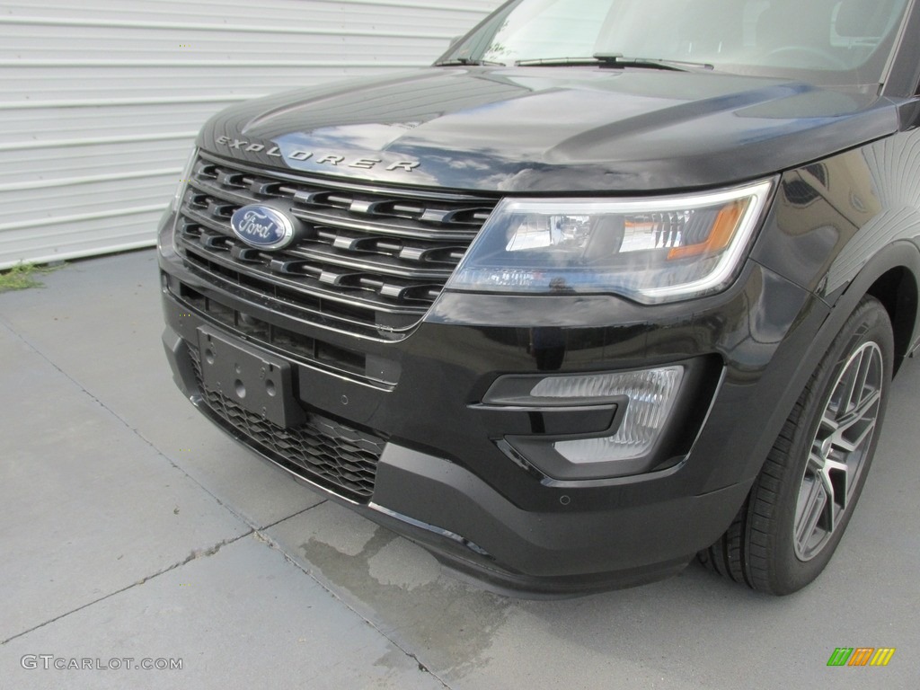 2017 Explorer Sport 4WD - Shadow Black / Ebony Black photo #10