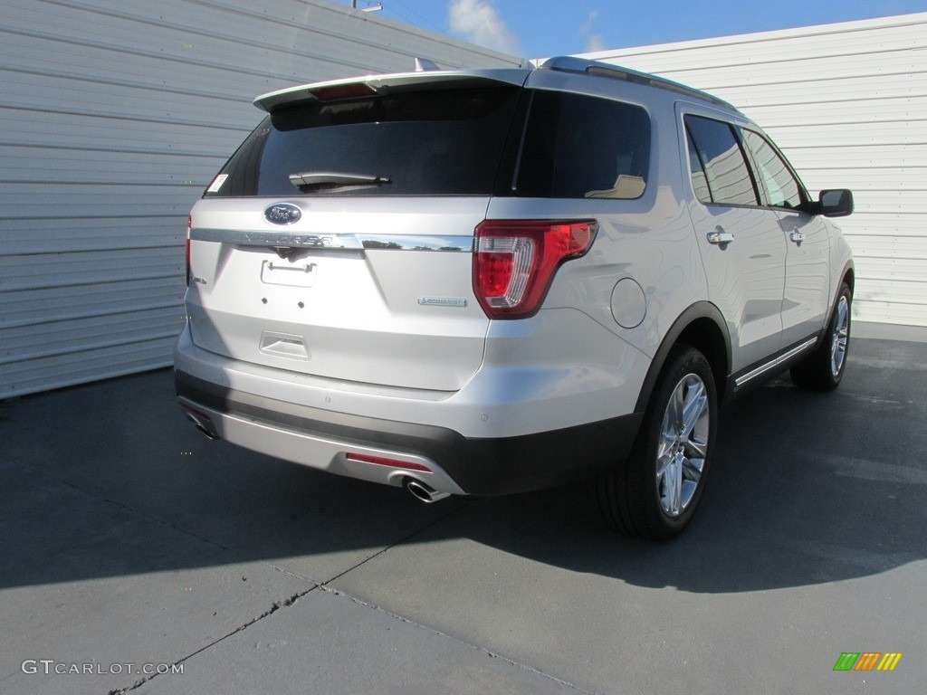 2017 Explorer Limited - Ingot Silver / Ebony Black photo #4