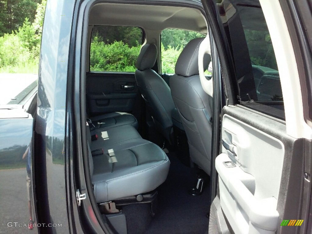 2014 1500 SLT Quad Cab 4x4 - Maximum Steel Metallic / Black/Diesel Gray photo #11