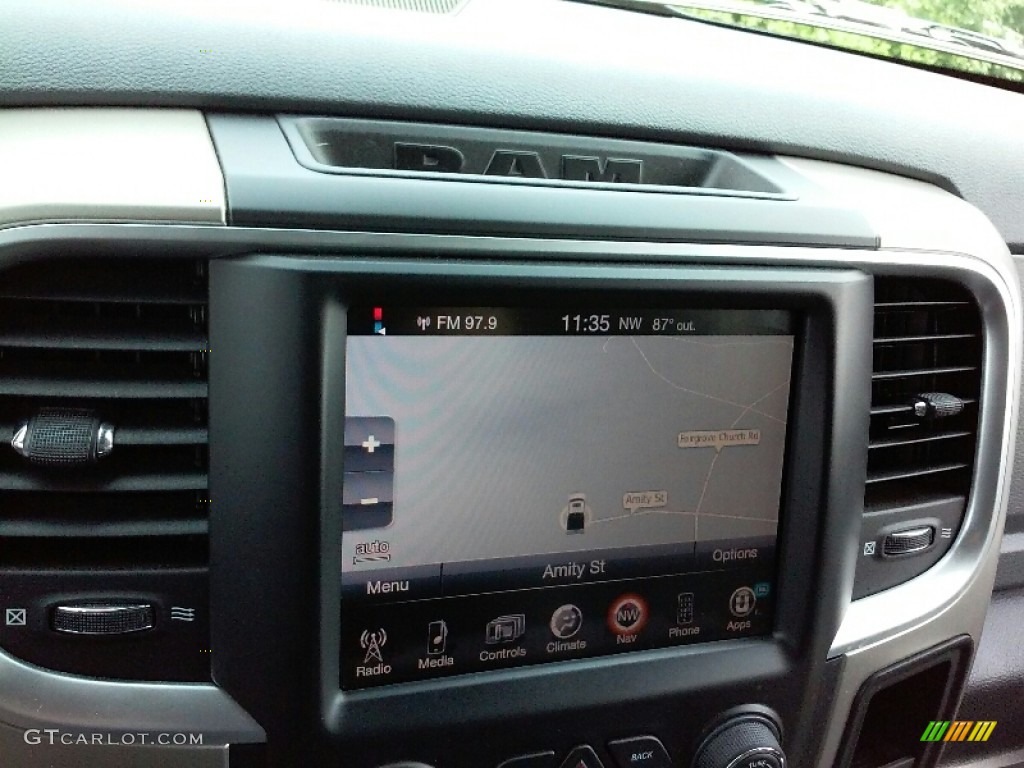 2014 1500 SLT Quad Cab 4x4 - Maximum Steel Metallic / Black/Diesel Gray photo #19